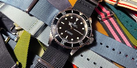 cinturino nato fibbia rolex|I migliori abbinamenti di cinturini per gli orologi subacquei Rolex.